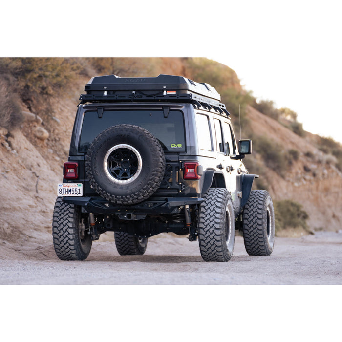 DV8 Offroad 2018-2025 Jeep Wrangler JL JLU DV8 Offroad Spec Series Rear Bumper Model RBJL-09
