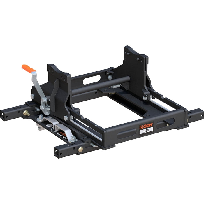 CURT S25 5th Wheel Slider Kit with Puck System Adapter with Rails, Select Chevy Silverado 2500 HD, 3500 HD, Ford F-250 Super Duty, F-350 Super Duty, F-450 Super Duty, GMC Sierra 2500 HD, 3500 HD Model 16679