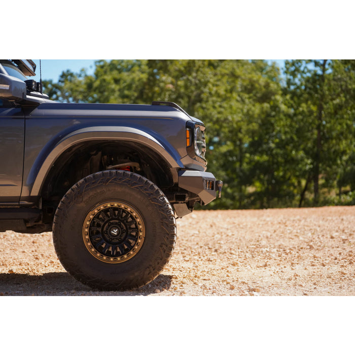 DV8 Offroad 2021-2025 Ford Bronco Oe Plus Series Front Bumper V2 Model FBBR-06