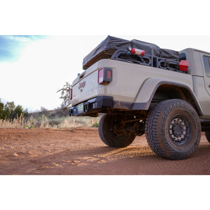 DV8 Offroad 2020-2025 Jeep Gladiator JT Mto Series Rear Bumper Model RBGL-12