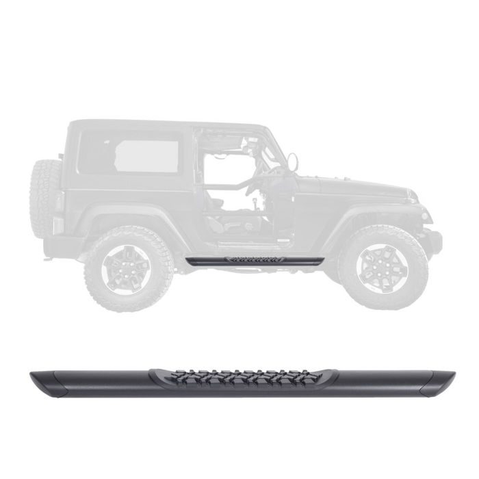 Go Rhino V-Series V3 Aluminum Step Nerf Bars and Mounting Brackets Kit Textured Black Model V3492652T
