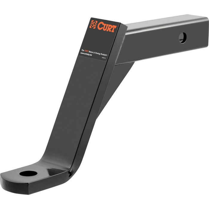 CURT Class 3 Trailer Hitch Ball Mount, Imported, Fits 2-Inch Receiver, 5,000 lbs, 1-Inch Hole, 8-Inch Drop Model 45890