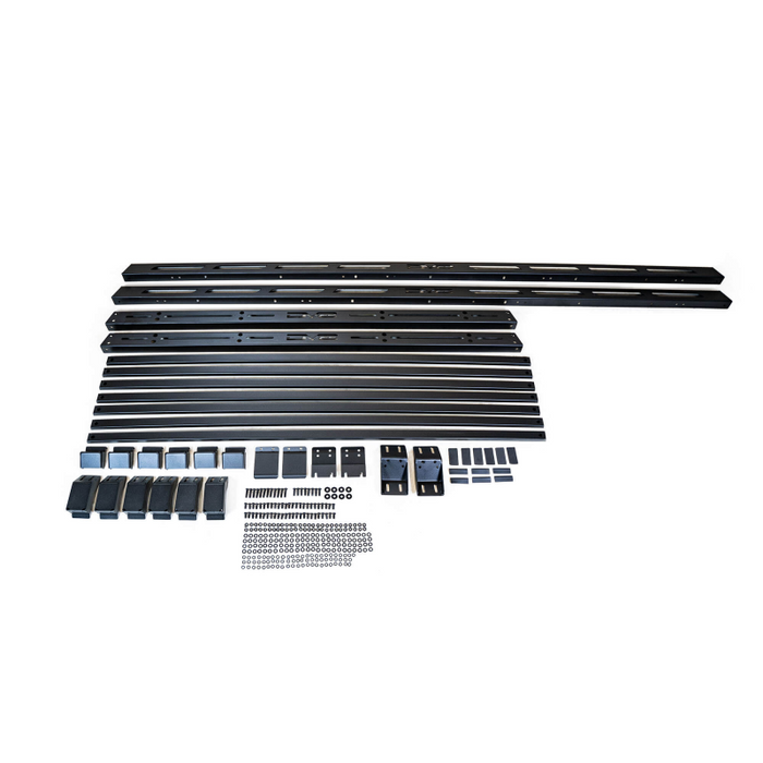 DV8 Offroad 2007-2018 Jeep Wrangler JKU 4-Door Full-Length Roof Rack Model RRJK-03