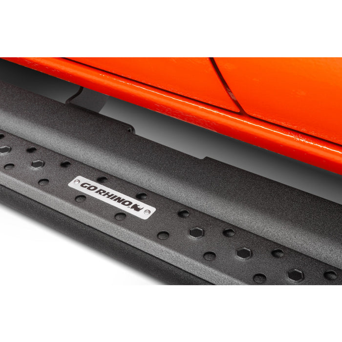 Go Rhino Dominator Xtreme DSS Running Baords with Rocker Panel Mounting Bracket Kit Model DSS4052T