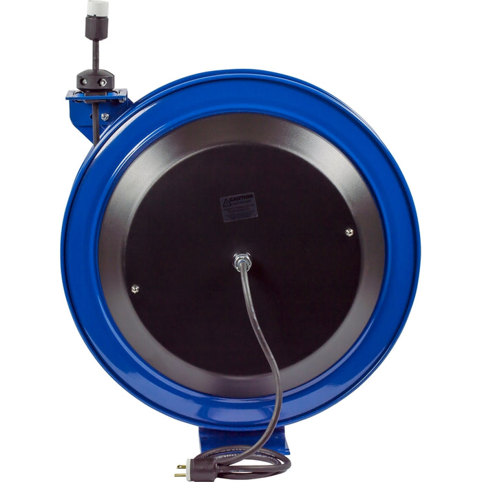 Coxreels PC Series Spring Driven Cord Reel Single Industrial Receptacle 12 GA x 100 ft. - Cord Included Model PC24-0012-A