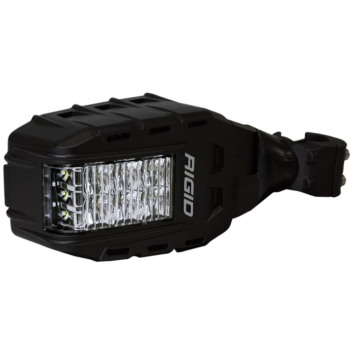 Rigid Industries Reflect Side Mirror With Integrated LED Light And Amber Side Light, Pair Model 64011
