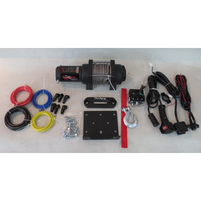 TrailFX ATV/UTV 4500LB Winch w/ Synthetic Rope Model WS45B
