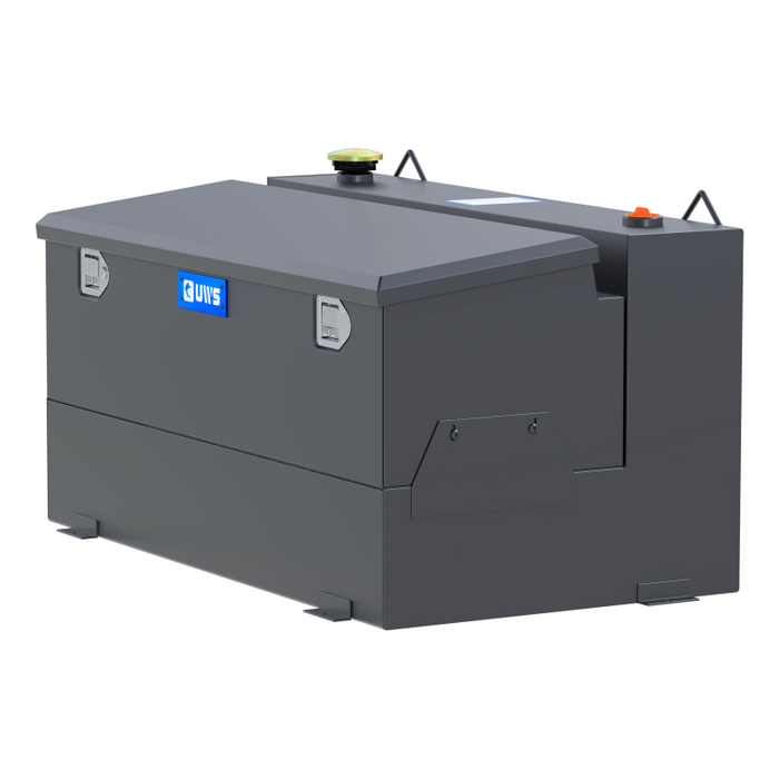 UWS Matte Black 75-Gallon Steel-Aluminum Combo Transfer Tank Model ST-75-COMBO-MB