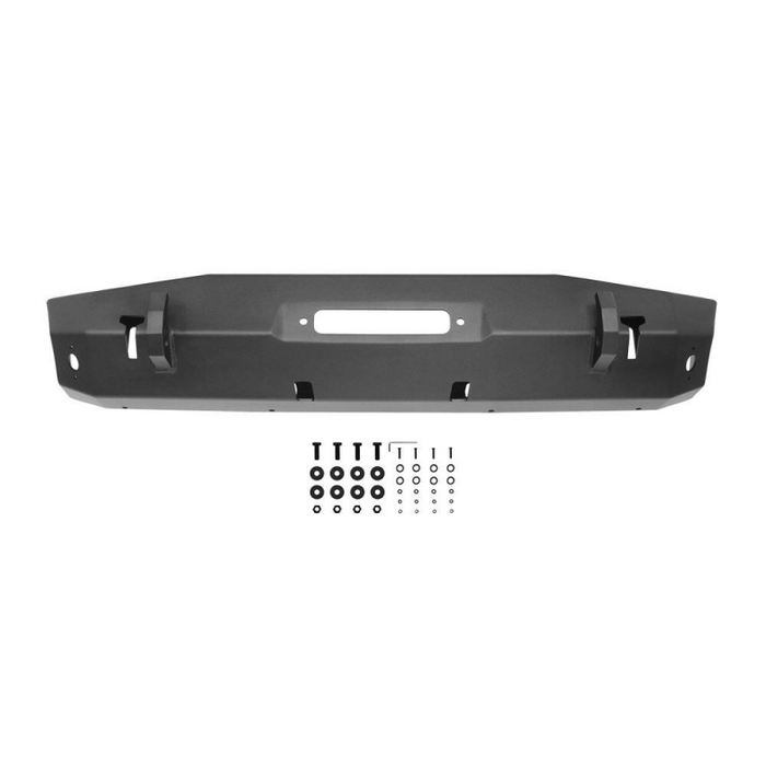 Westin WJ2 Stubby Front Bumper Steel Textured Black Model 59-80065