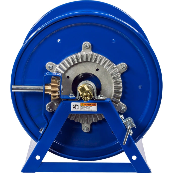 Coxreels 1275 Series Bevel Geared Hand Crank Dual Hose Reel 1/2 in. x 100 ft. - No Hose 3000 PSI Model 1275-4-100-C