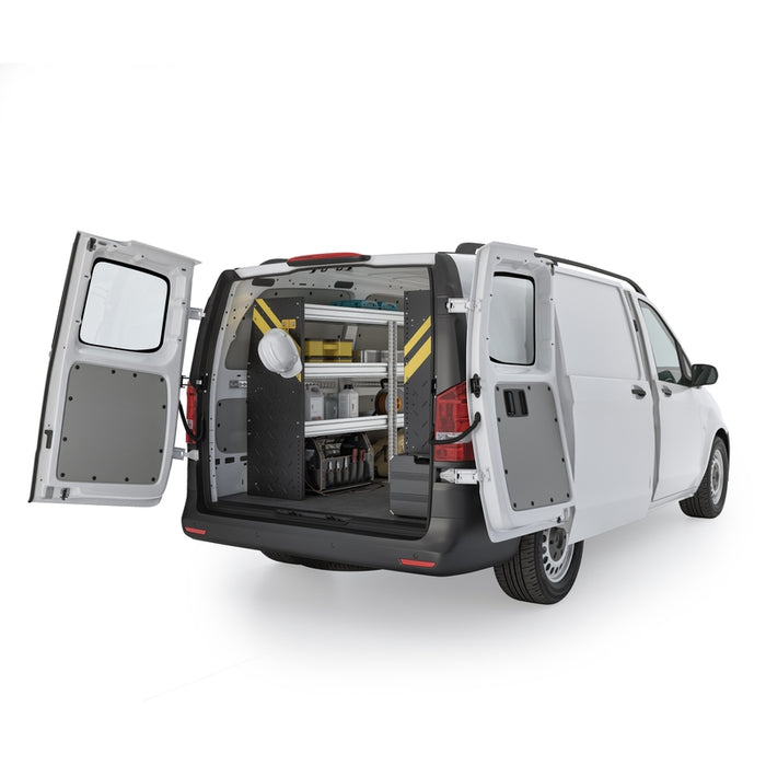 Ranger Design Contractor Van Shelving Package for Mercedes Metris All Wheelbase - Single Sliding Door Model MML-10