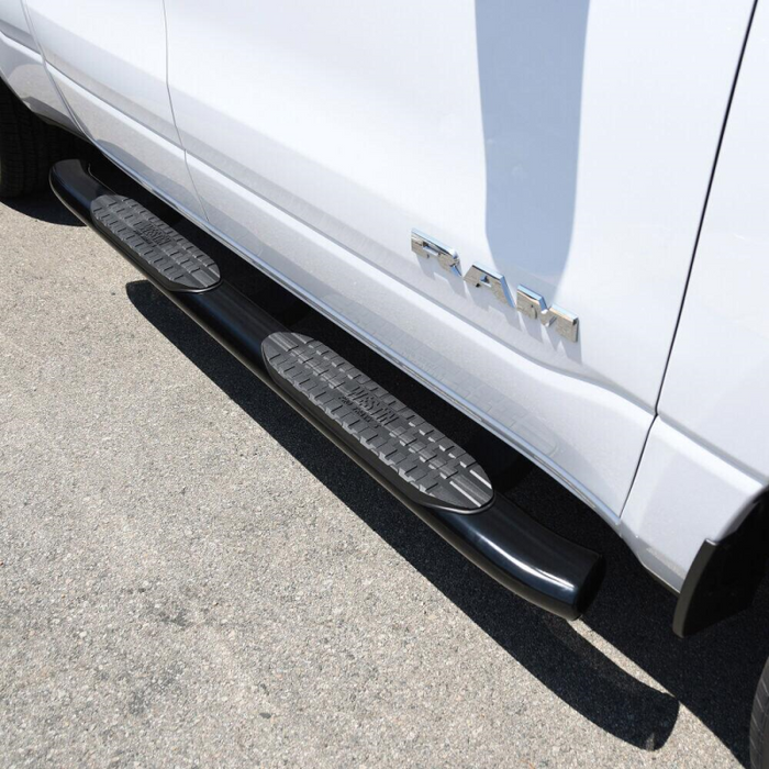 Westin PRO TRAXX 5 Oval Step Nerf Bars Black Steel For Quad Cab Model 21-54095