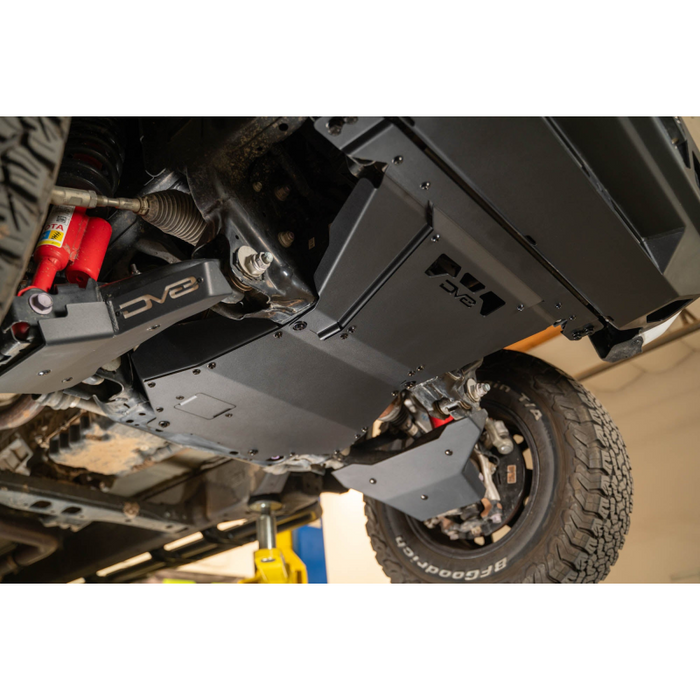DV8 Offroad 2024-2026 Toyota Tacoma, Land Cruiser Rear Belly Skid Plate Model SPTT1-09