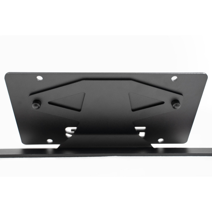 DV8 Offroad 2021-2026 Ford Bronco Capable Bumper Slanted Front License Plate Mount Model LPBR-05