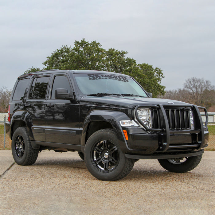 ARIES Black Steel Grille Guard, Select Jeep Liberty Model 1051