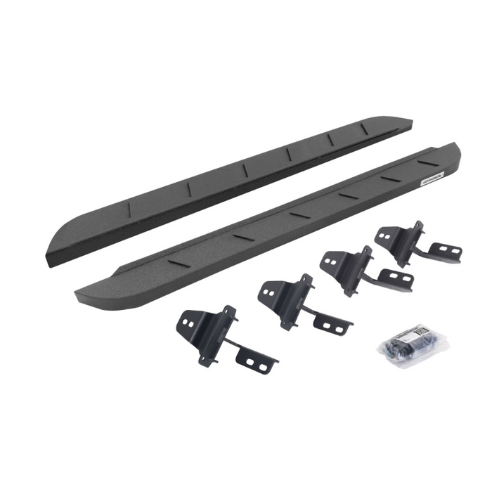Go Rhino RB10 Slim Line Running Boards with Mounting Brackets Kit Model 63492648ST