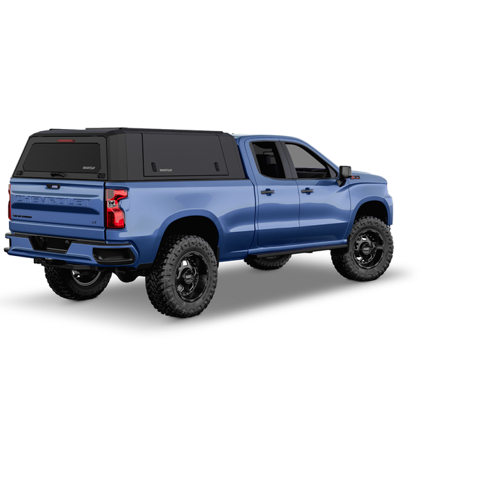 SmartCap Matte Black Truck Bed Cap EVOa Adventure Series w/ Horizontal Locks Model EA0109-MB