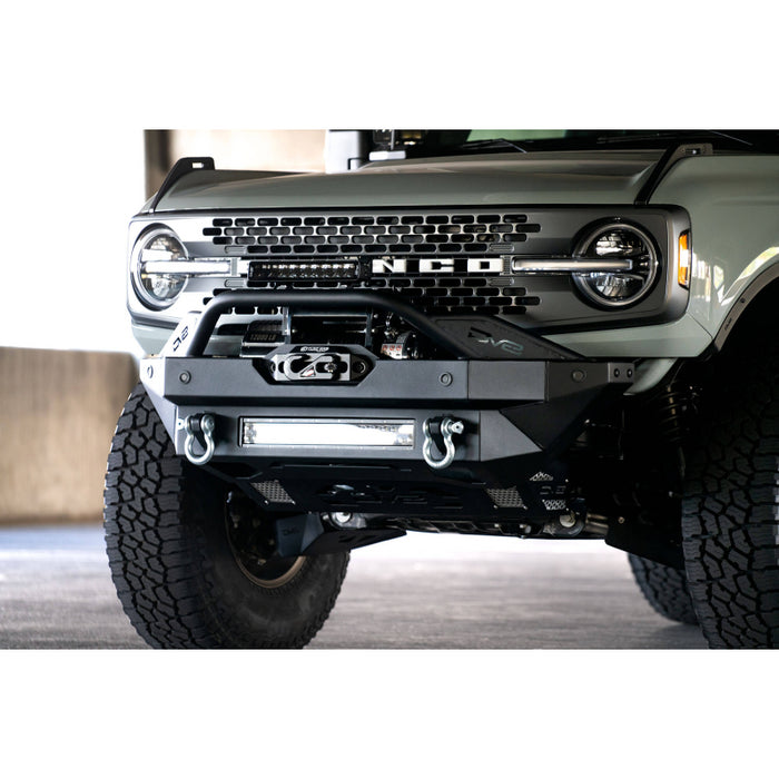 DV8 Offroad 2021-2025 Ford Bronco Fs-15 Series Winch Front Bumper Model FBBR-02