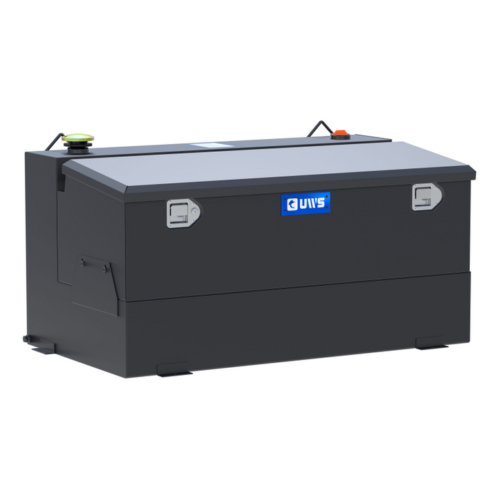 UWS Matte Black 75-Gallon Steel-Aluminum Combo Transfer Tank Model ST-75-COMBO-MB