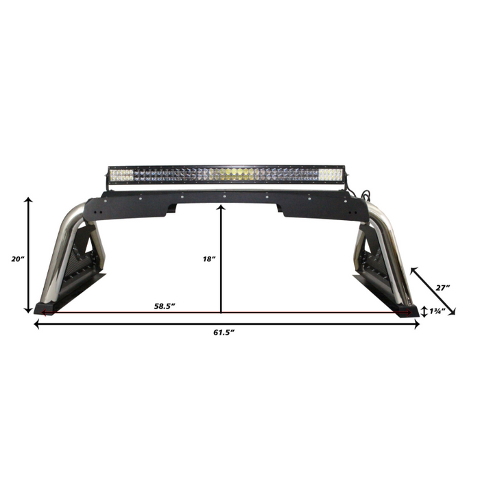 Go Rhino Sport Bar 2.0 for Mid-Sized Trucks Model 915000T