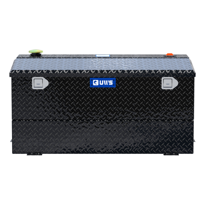 UWS Gloss Black 75-Gallon Combo Aluminum Transfer Tank Model TT-75-COMBO-BLK