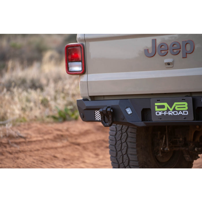 DV8 Offroad 2020-2025 Jeep Gladiator JT Mto Series Rear Bumper Model RBGL-12