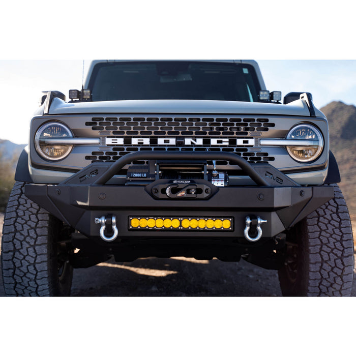 DV8 Offroad 2021-2025 Ford Bronco Fs-15 Series Winch Front Bumper Model FBBR-02