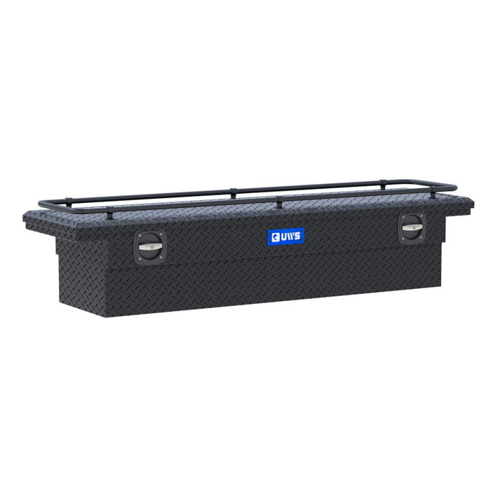UWS Secure Lock Crossover Truck Tool Box, Low Profile, Rail Model SL-72-LP-MB-R