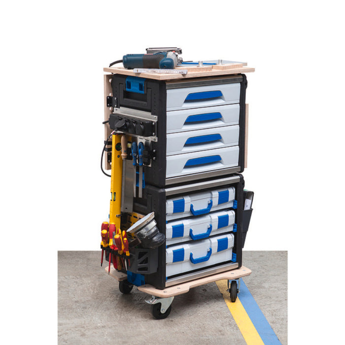 Sortimo WorkMo Storage Drawer 24-500 With 4 Drawers  16 In x 21 In x 20 In Model 1000003702