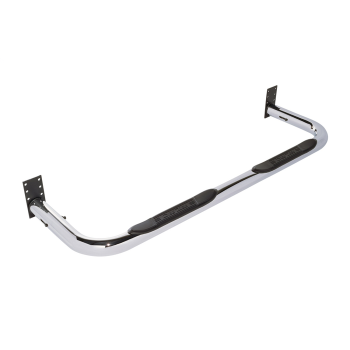 Dee Zee Stainless Steel Step Nerf Bars Universal 3 in. Round Cab Length Model DZ3700303