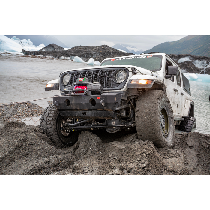 Warn WARN ZEON XP 12-S Winch 12,000 Pull Capacity With 80" Feet 3/8 Spydura Synthetic Rope Model 110120