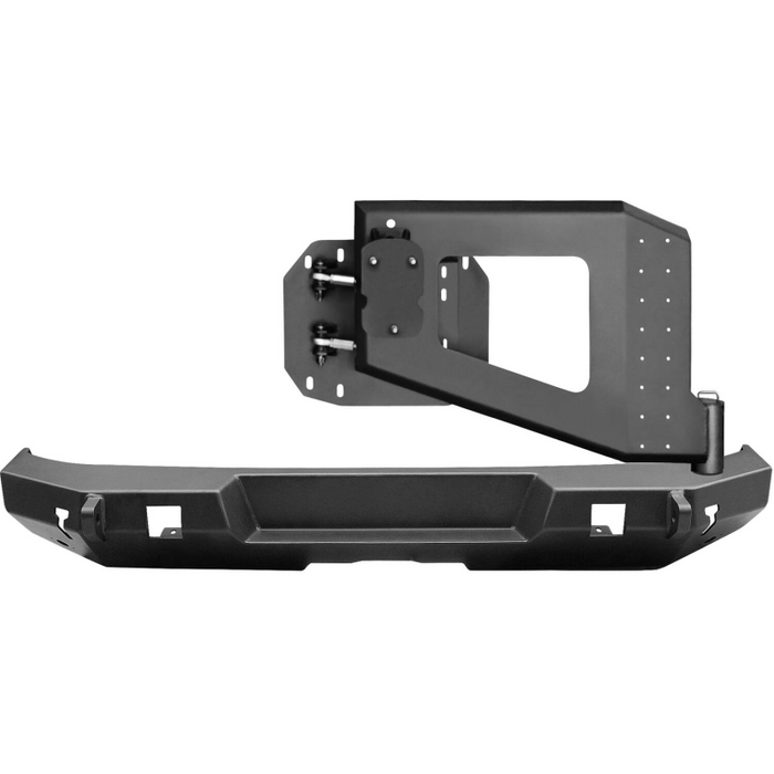 Westin WJ2 Rear Bumper w/Tire Carrier Steel Textured Black Model 59-82015