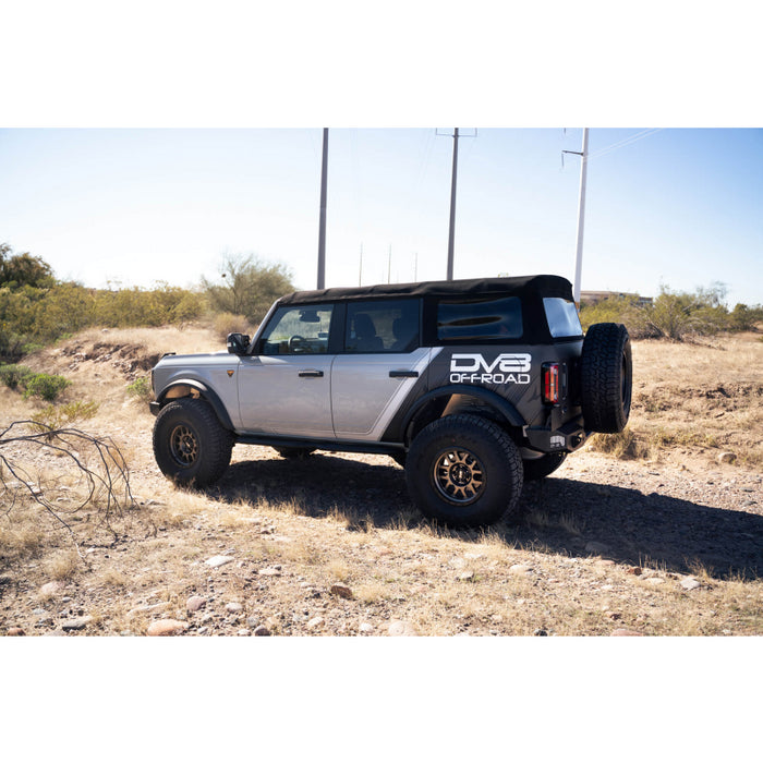 DV8 Offroad 2021-2025 Ford Bronco Mto Series Rear Bumper Model RBBR-01