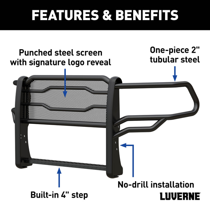 Luverne Prowler Max Black Steel Grille Guard Select Ram 2500 3500 4500 5500 Model 321804