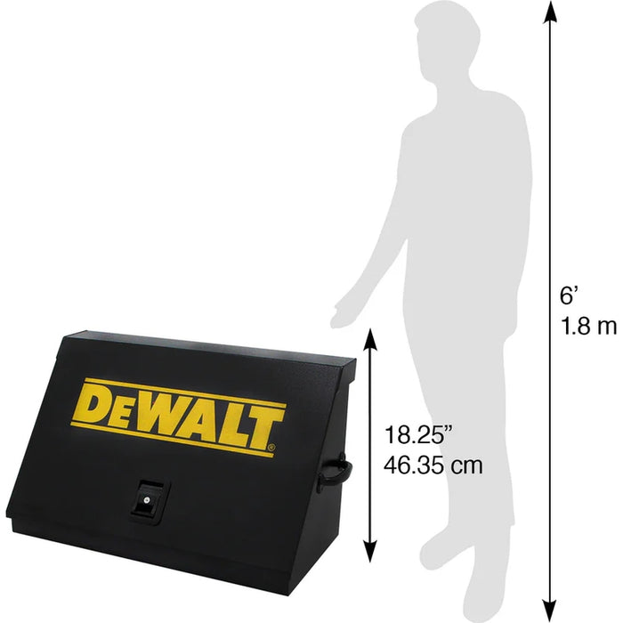 Montezuma 30 x 15 In. Steel Triangle® Toolbox Black Top Mount Toolbox DXTB30BB