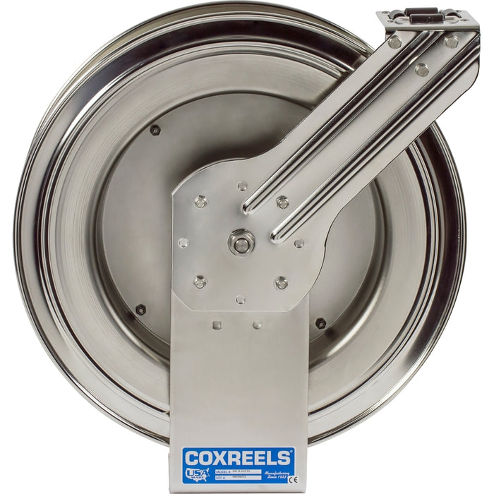 Coxreels SH-SS Series Stainless Steel Spring Driven Hose Reel 3/4 in. x 25 ft. - No Hose Model SHL-N-525-SS
