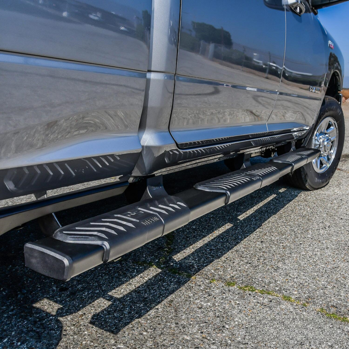 Westin R5 M-Series Wheel-to-Wheel Step Nerf Bars Textured Black Steel Model 28-534785