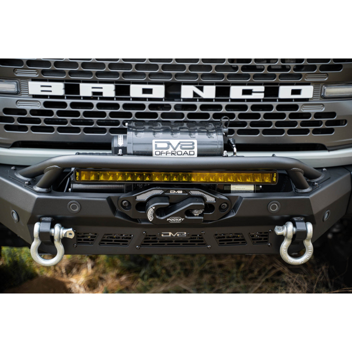 DV8 Offroad 20-Inch Elite Series Amber LED Light Bar Single Row Model BE20SW105W-A