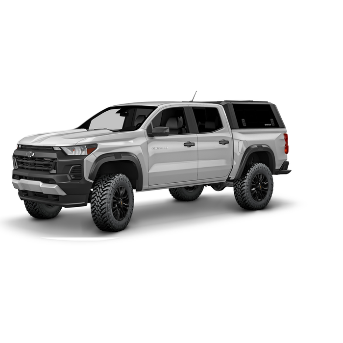 SmartCap Matte Black Truck Bed Cap EVO Sport Series w/ Vertical Locks Model EV0113-MB