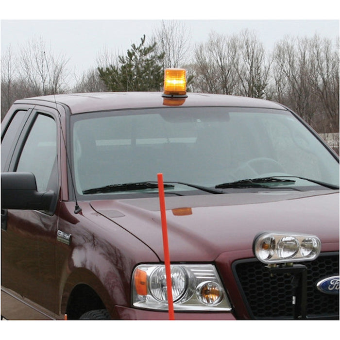 Buyers Products 6.5 Inch by 6.5 Inch Amber LED Beacon Light with Tall Lens Model SL665A