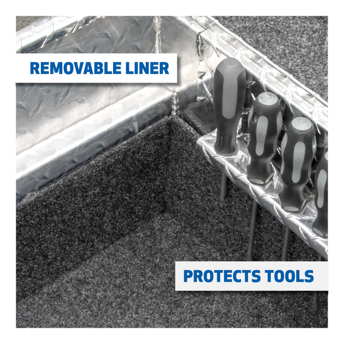 UWS Secure Lock Crossover Truck Tool Box with Low Profile & Rail Model SL-69-LP-R