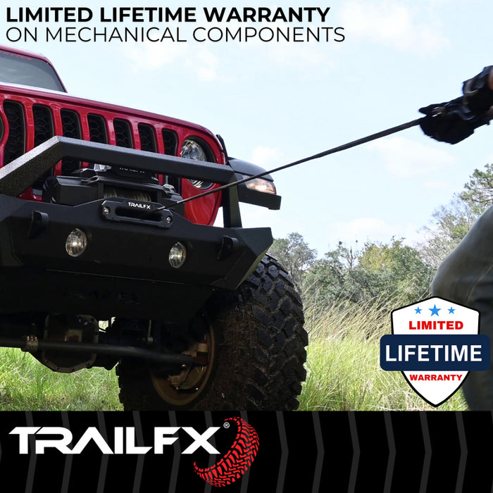 TrailFX REFLEX 2.0 Winch 9500LB Synthetic Rope Model WRS295B