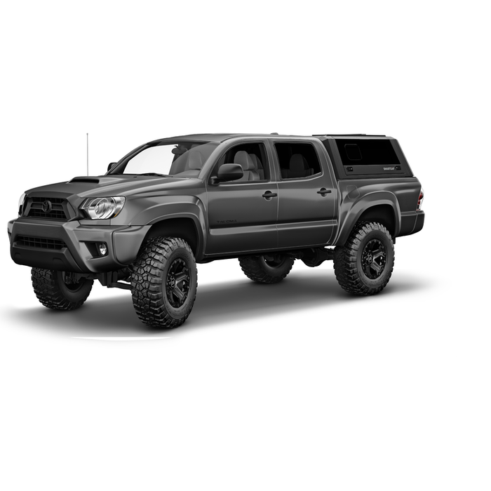 SmartCap Matte Black Truck Bed Cap EVO Sport Series w/ Horizontal Locks Model EV1318-MB