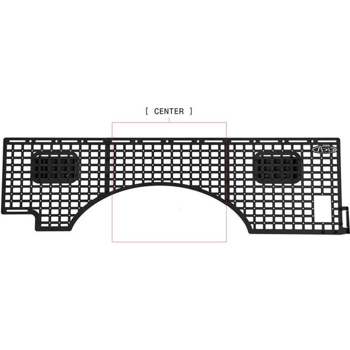 Addictive Desert Designs 23 Ford Super Duty Bed Side Molle Panels Passenger Full Kit Model AC8103301NA