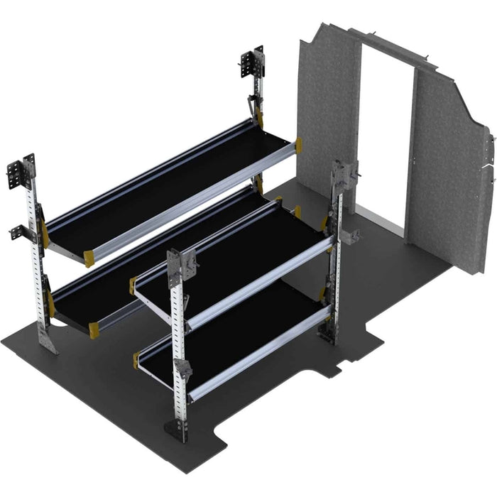 Ranger Design Delivery Van Shelving Package for Ford Transit Low Roof 130" & 148" Wheelbase Model FTL-19