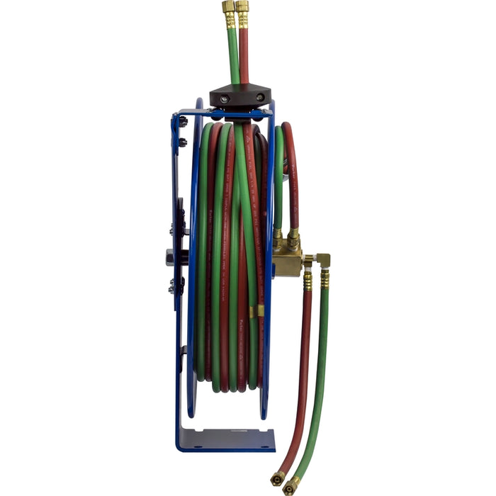 Coxreels SHW Series Spring Driven Welding Hose Reel 1/4 in. x 75 ft. - Hose Included 200 PSI Oxy-Acetylene Model SHW-N-175