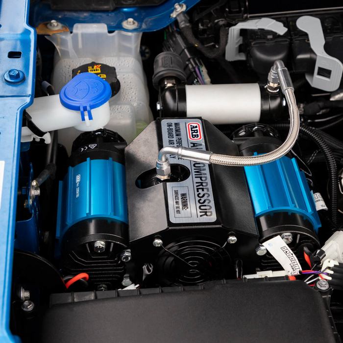 ARB Twin 12V Onboard Compressor Kit Model CKMTA12BK1