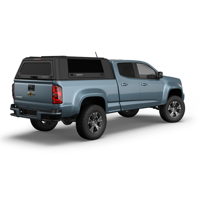 SmartCap Matte Black Truck Bed Cap EVO Sport Series w/ Horizontal Locks Model EV0106-MB