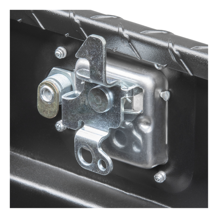 UWS Matte Black Aluminum UTV Side Tool Box - Polaris Ranger Model UTV-SM33-MB