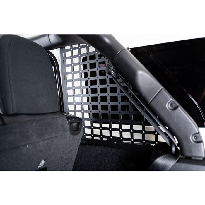DV8 Offroad 2018-2025 Jeep Wrangler Rear Window Molle Panels Model MPJL-01